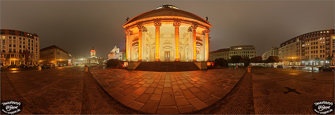 Panorama Bilder Berlin - Festival of Lights 2007 - Gendarmenmarkt - p013 - (c) by Oliver Opper