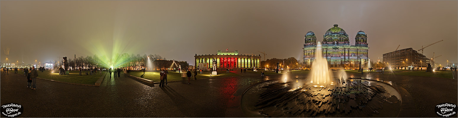 Panorama Bilder Berlin - Festival of Lights 2007 - Altes Museum - Dom - p015 - (c) by Oliver Opper