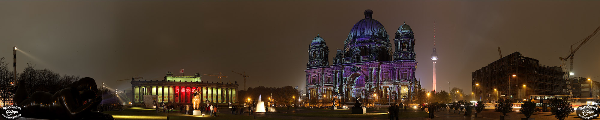 Panorama Bilder Berlin - Festival of Lights 2007 - Altes Museum - Dom - p016 - (c) by Oliver Opper