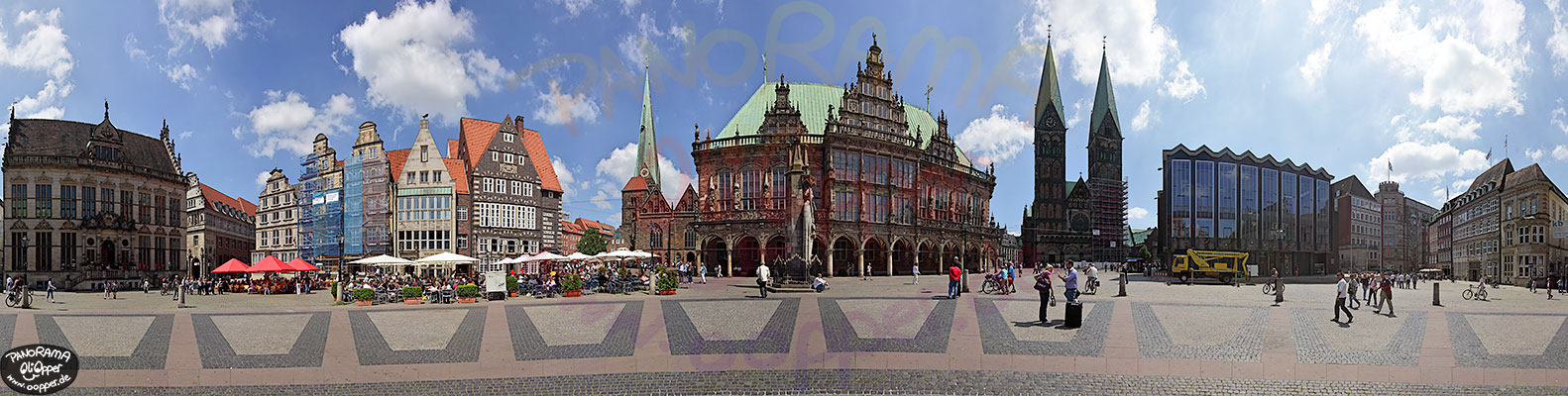 Marktplatz Bremen mit Rathaus und Dom - p003 - (c) by Oliver Opper