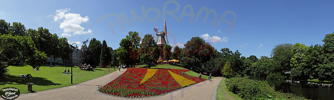 Panorama Bremen - Windmhle am Wall - p007 - (c) by Oliver Opper