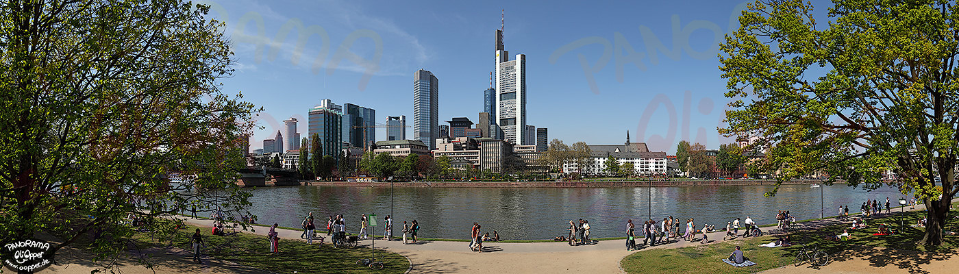 Frankfurt am Main - Das Mainufer im Fr�hling - p415 - (c) by Oliver Opper