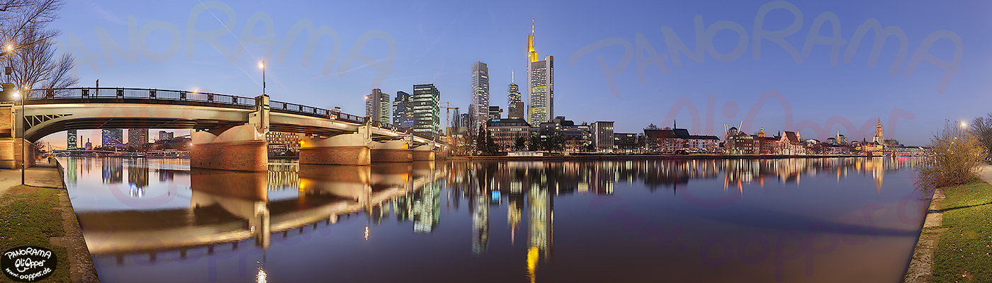 Frankfurt - Skyline und Untermainbr�cke - p275 - (c) by Oliver Opper