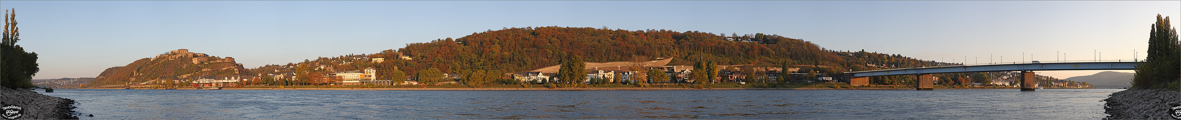 Panorama Bilder Berlin - Der Stadtteil Ehrenbreitstein im Herbst - p017 - (c) by Oliver Opper