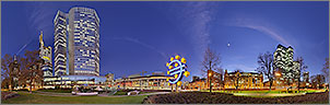 Panorama Bilder Frankfurt - EZB / Eurotower - p1004