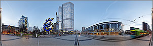 Panorama Bilder Frankfurt - Willy-Brandt-Platz - EZB / Eurotower - p204