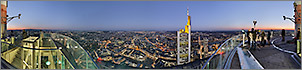 Panorama Bilder Frankfurt am Main - Aussichtsterasse Maintower - Osten - p1008