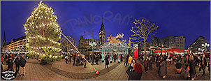 Weihnachtsmarkt Hamburg - Rathausmarkt