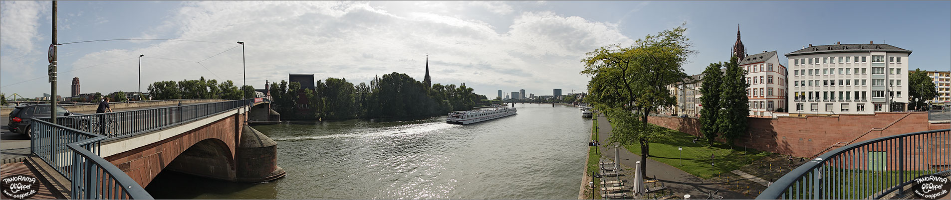 Panorama Frankfurt am Main - Alte Brcke - p1134 - (c) by Oliver Opper