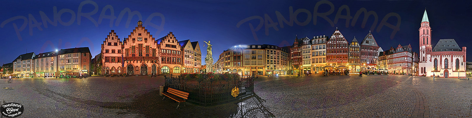 Panorama Frankfurt - R�mer - p075 - (c) by Oliver Opper