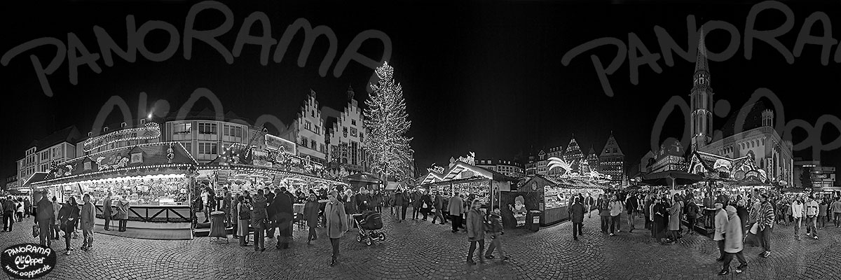 Panorama Frankfurt - Weihnachtsmarkt - Rmer - p8180 - (c) by Oliver Opper