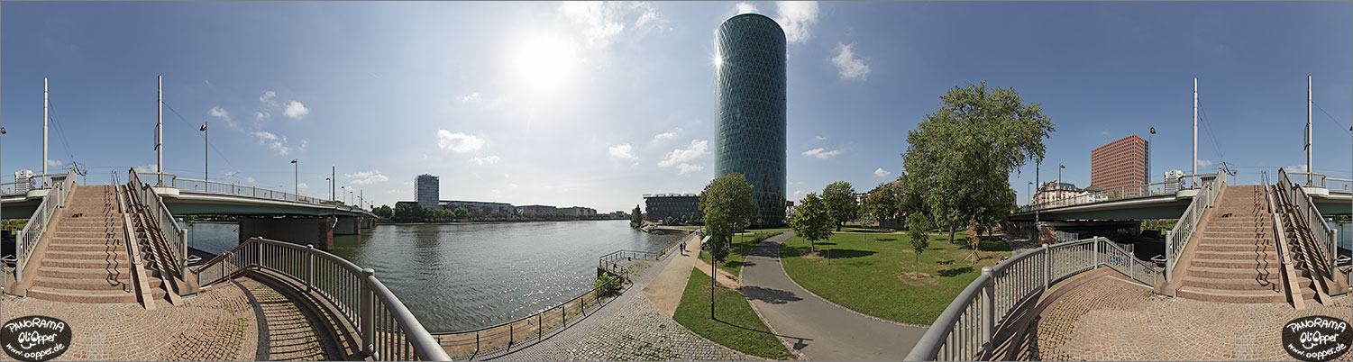 Panorama Frankfurt am Main - Westhafentower - p1119 - (c) by Oliver Opper