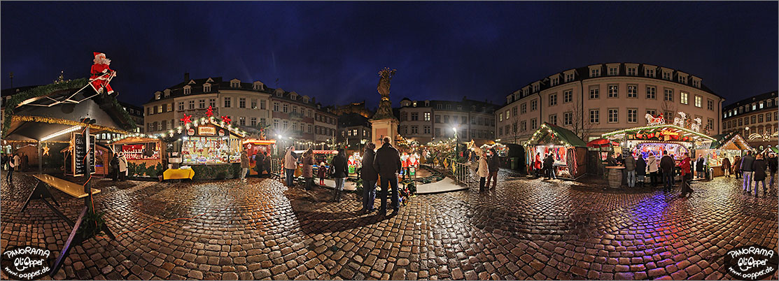 Weihnachtsmarkt Heidelberg - Kornmarkt - p006 - (c) by Oliver Opper