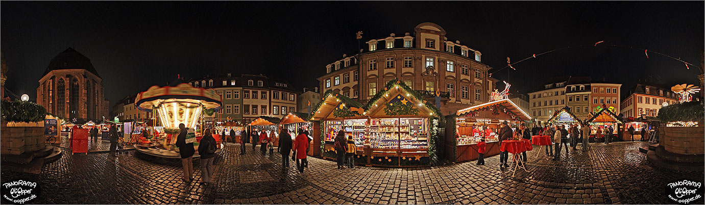 Weihnachtsmarkt Heidelberg - Marktplatz - p009 - (c) by Oliver Opper