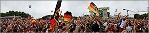 Panorama Bilder Berlin - Fuball WM2006 - Fan Fest vor dem Brandenburger Tor - p011