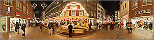 Weihnachtsmarkt Dsseldorf - Brgermarkt in der Flinger Strae