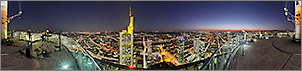 Panorama Bilder Frankfurt am Main - Aussichtsterasse Maintower - S�den - p1011